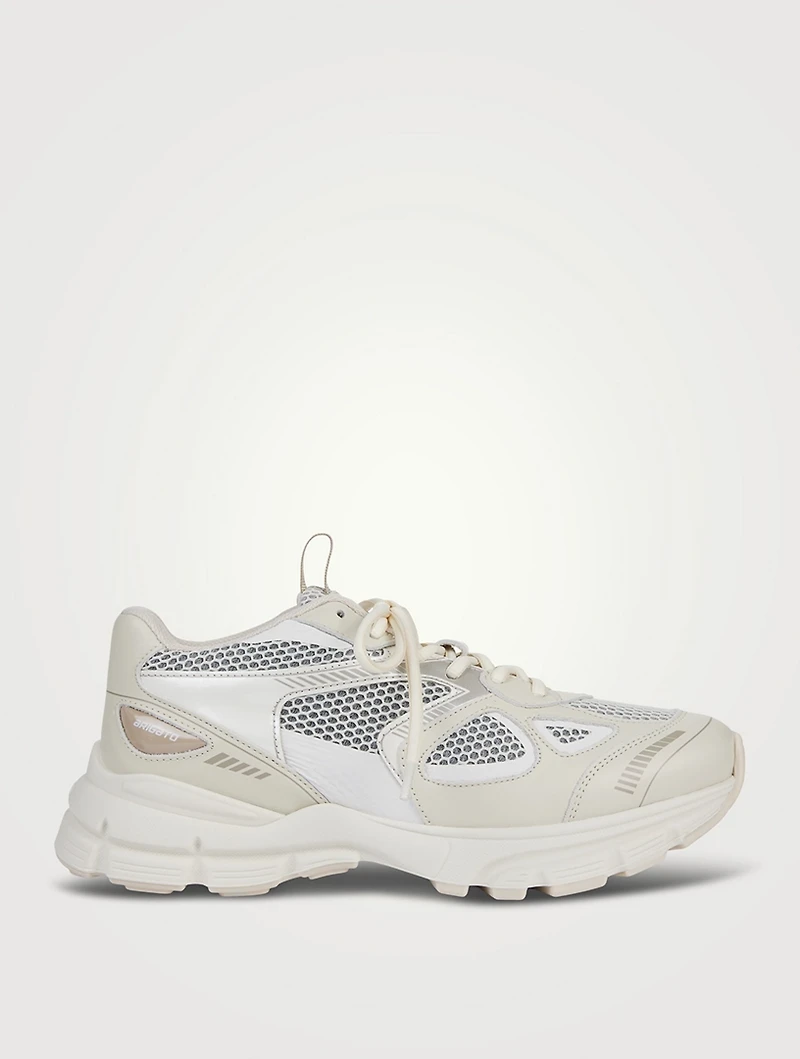 Marathon Leather And Mesh Sneakers