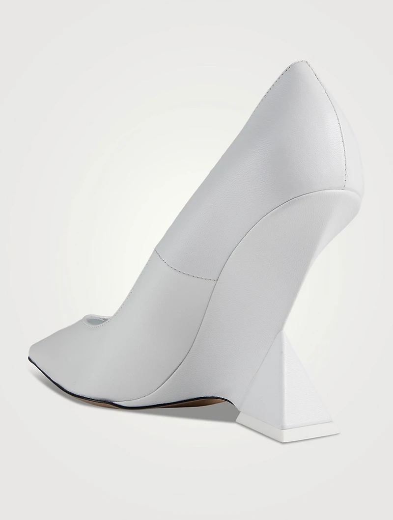 Cheope Leather Wedge Pumps