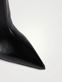 Cheope Leather Wedge Knee-High Boots