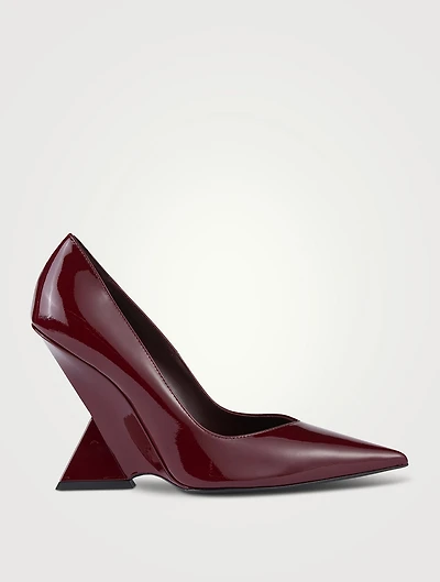 Cheope Patent Leather Wedge Pumps
