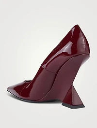 Cheope Patent Leather Wedge Pumps