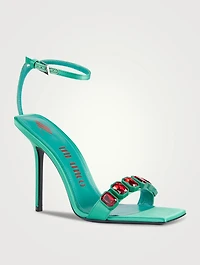 Siena Jewelled Satin Sandals