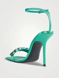 Siena Jewelled Satin Sandals