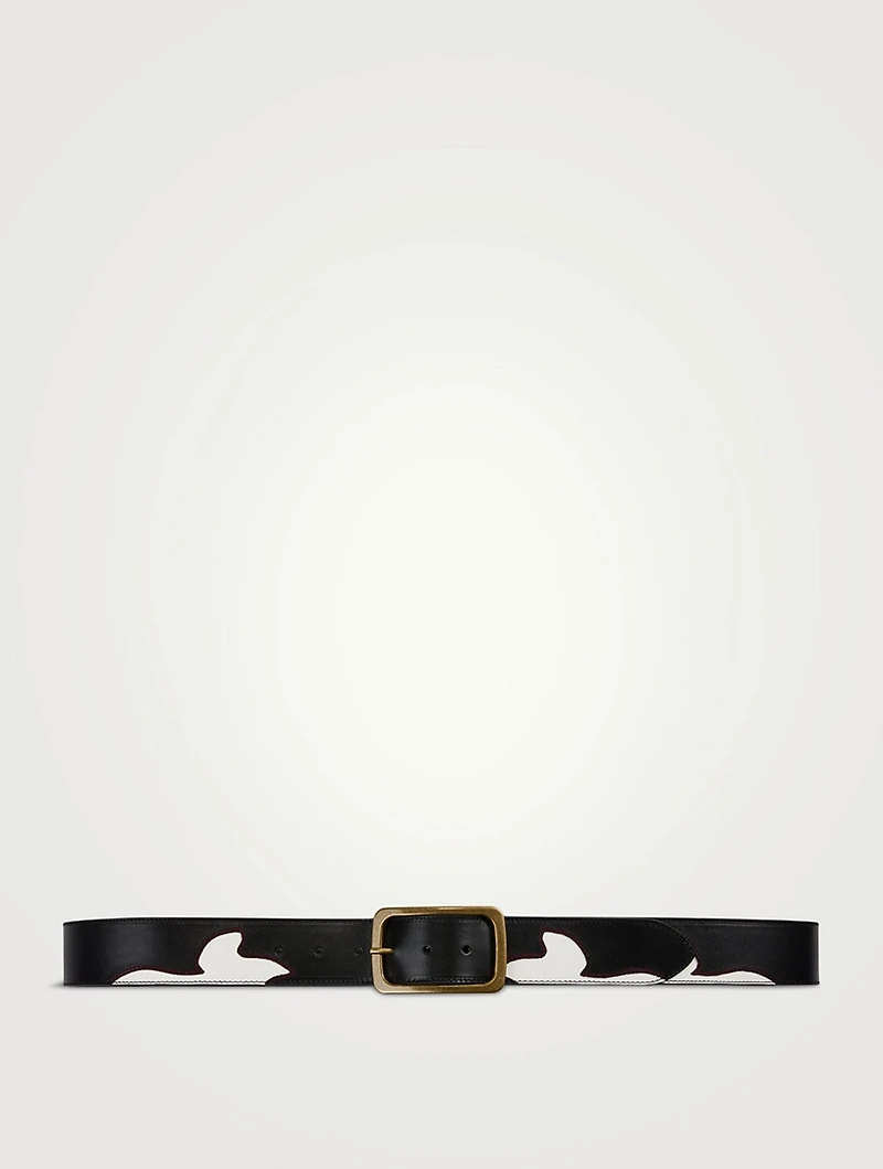 Leather Cowboy Belt