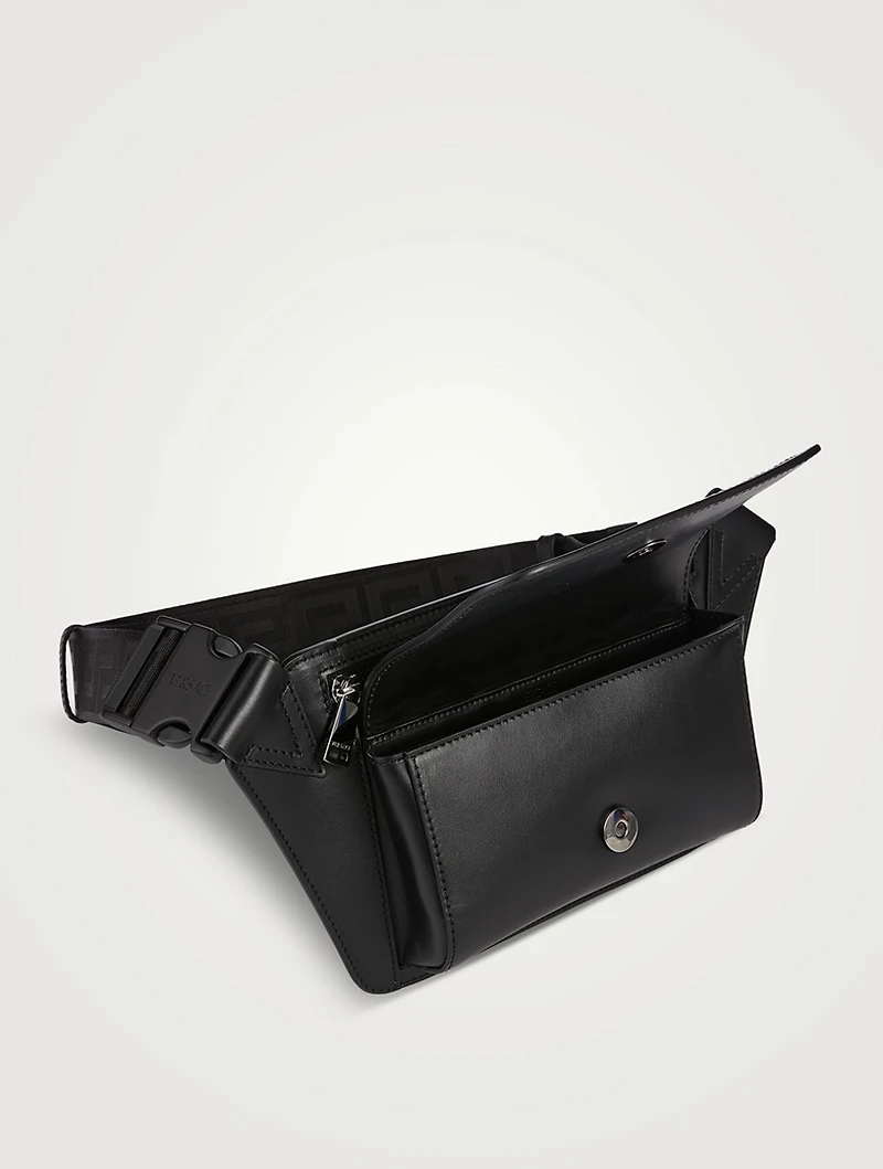 La Greca Signature Leather Belt Bag
