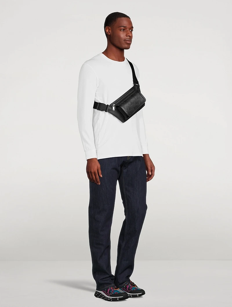 La Greca Signature Leather Belt Bag