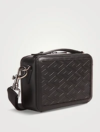 La Greca Leather Small Messenger Bag