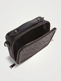 La Greca Leather Small Messenger Bag