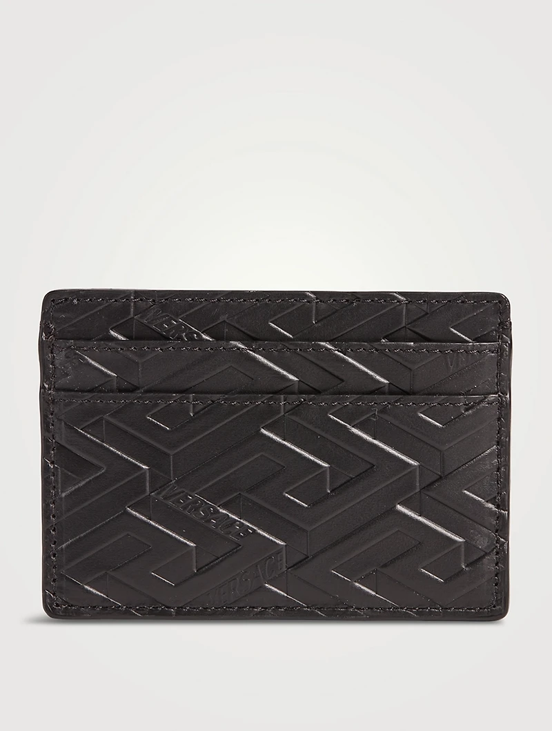 La Greca Leather Card Case
