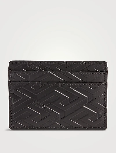 La Greca Leather Card Case