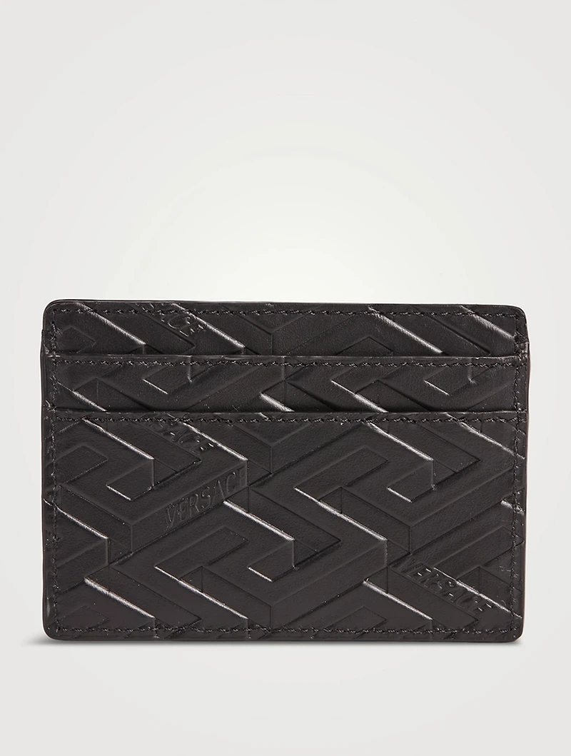 La Greca Leather Card Case