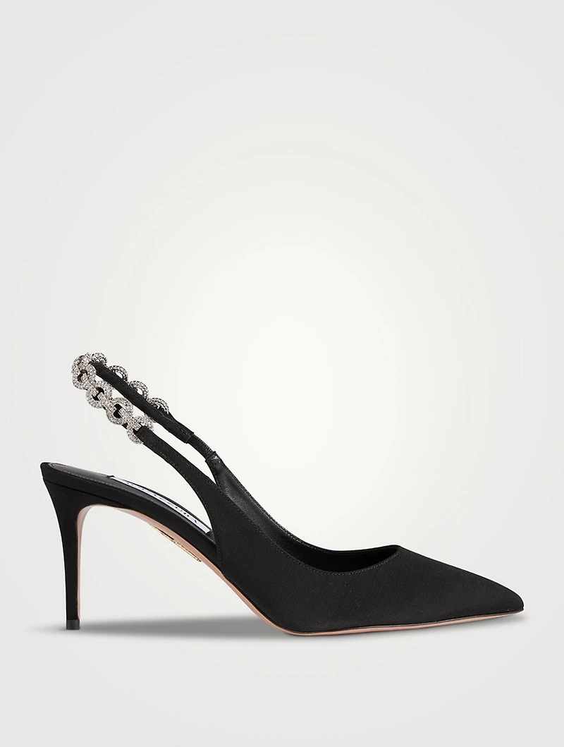 Love Link Leather Slingback Pumps