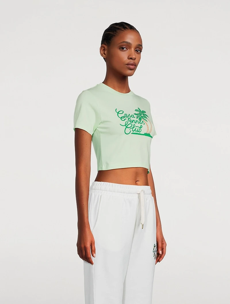 Casa Tennis Club Cropped T-Shirt