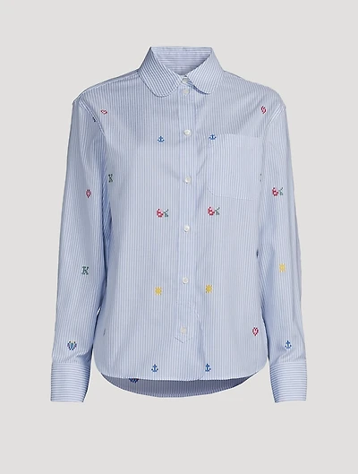 Kenzo Pixel Shirt Stripe Print