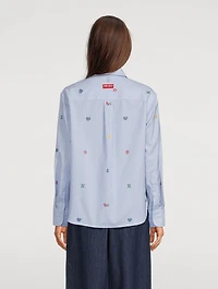 Kenzo Pixel Shirt Stripe Print