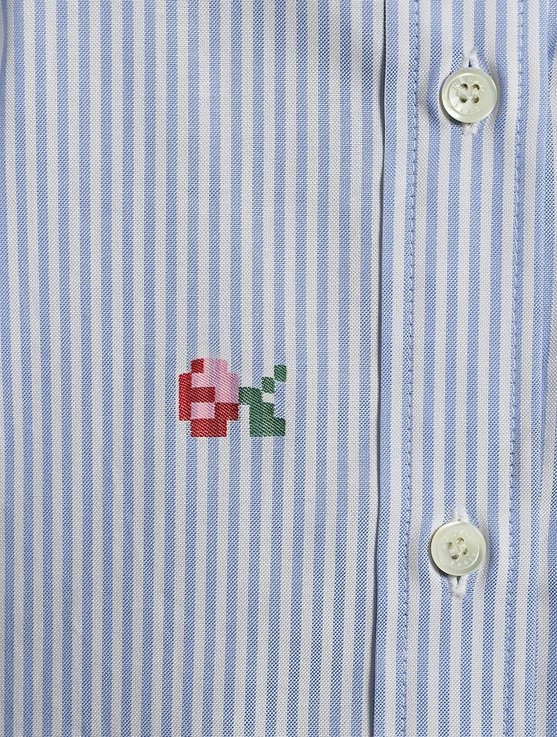 Kenzo Pixel Shirt Stripe Print