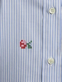 Kenzo Pixel Shirt Stripe Print