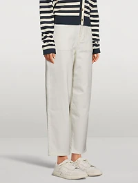 Tapered-Leg Jeans