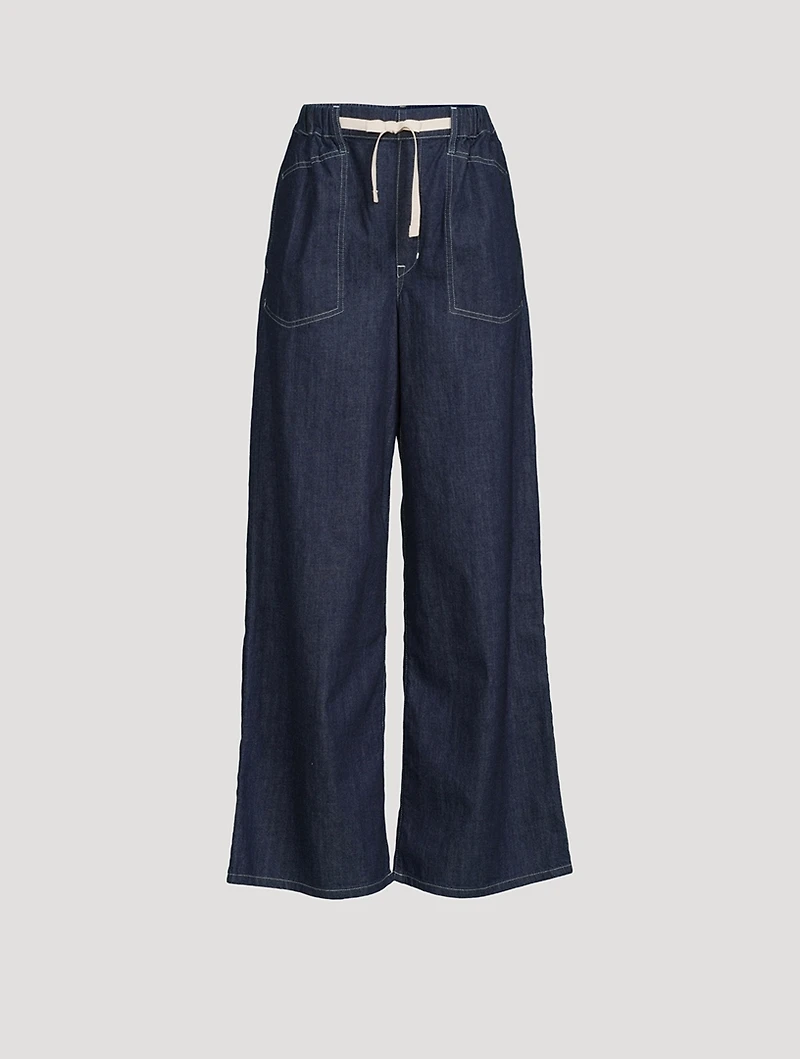 Wide-Leg Sailor Jeans
