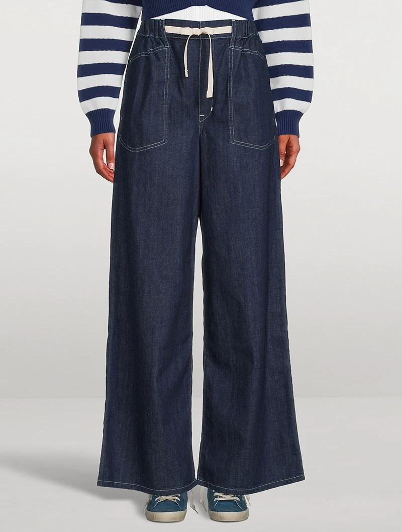 Wide-Leg Sailor Jeans