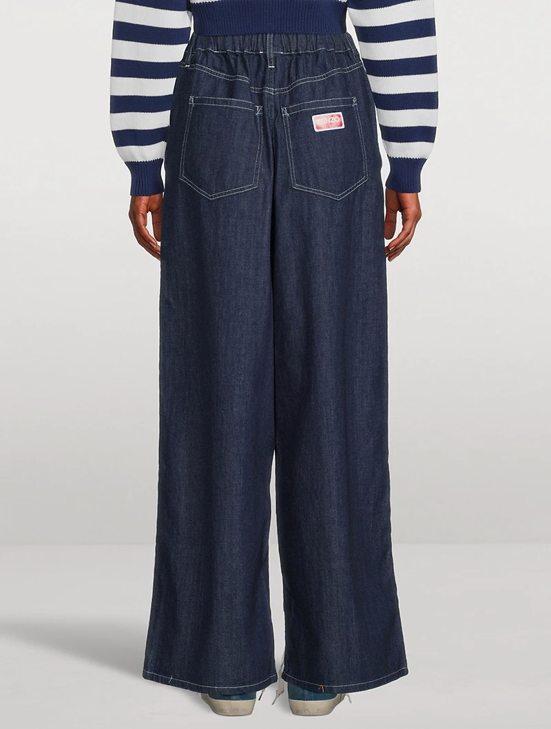 Wide-Leg Sailor Jeans