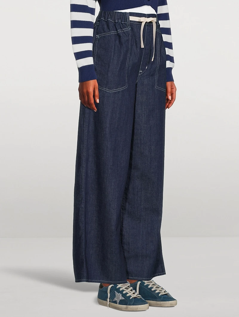 Wide-Leg Sailor Jeans