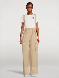 Cargo Trousers With Suspenders