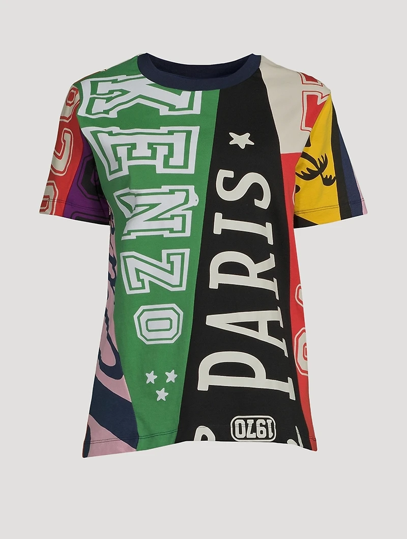 T-Shirt Kenzo Flag Print