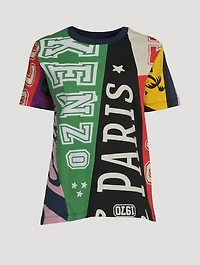 T-Shirt Kenzo Flag Print
