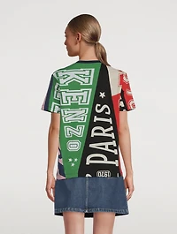 T-Shirt Kenzo Flag Print