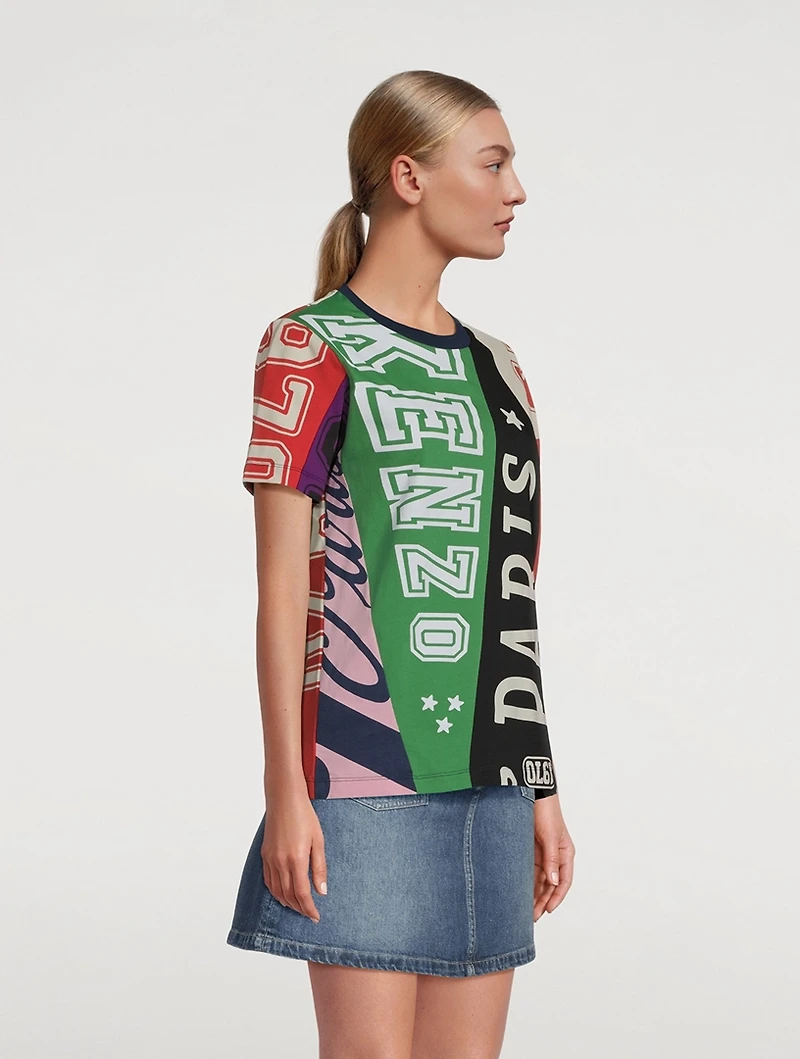 T-Shirt Kenzo Flag Print