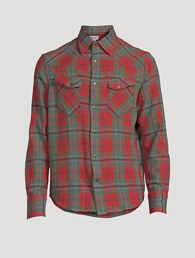 GANT x Wrangler Plaid Western Shirt