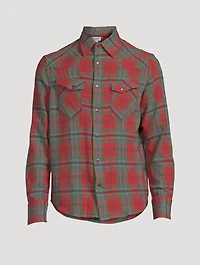 GANT x Wrangler Plaid Western Shirt