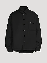 La Chemise Boulanger Wool Padded Overshirt