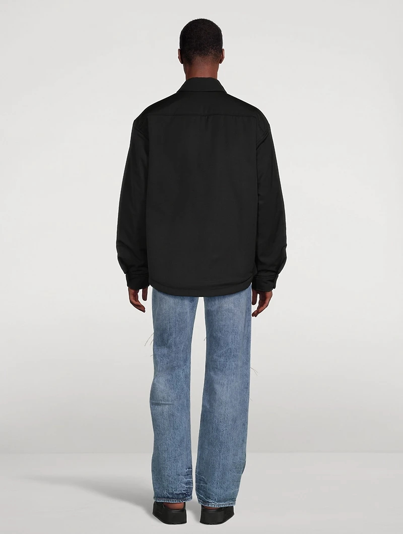 La Chemise Boulanger Wool Padded Overshirt
