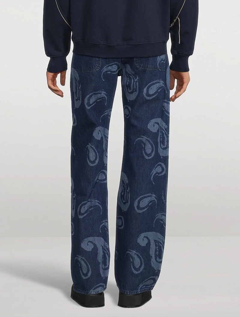Le De-Nimes Suno Straight-Leg Jeans