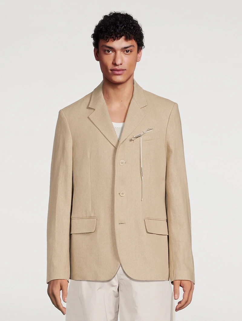 La Veste Feijoa Linen Jacket
