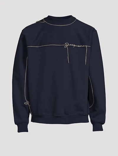 Le Fio Sweatshirt With Logo Embroidery