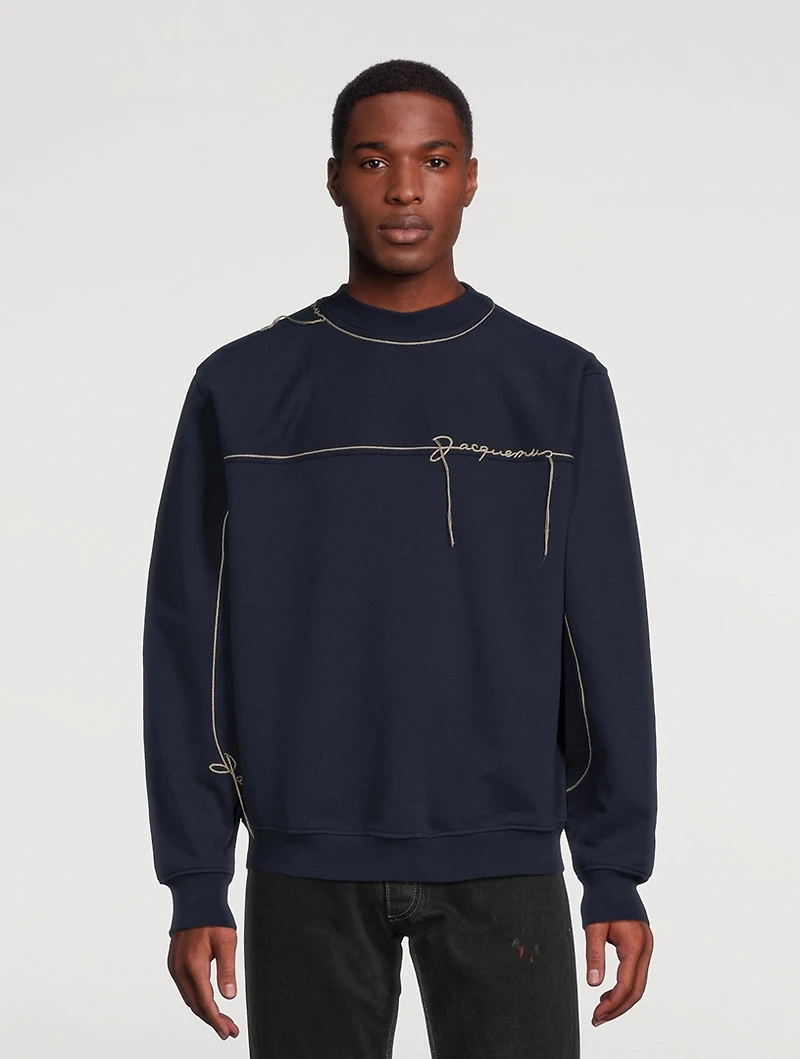 Le Fio Sweatshirt With Logo Embroidery