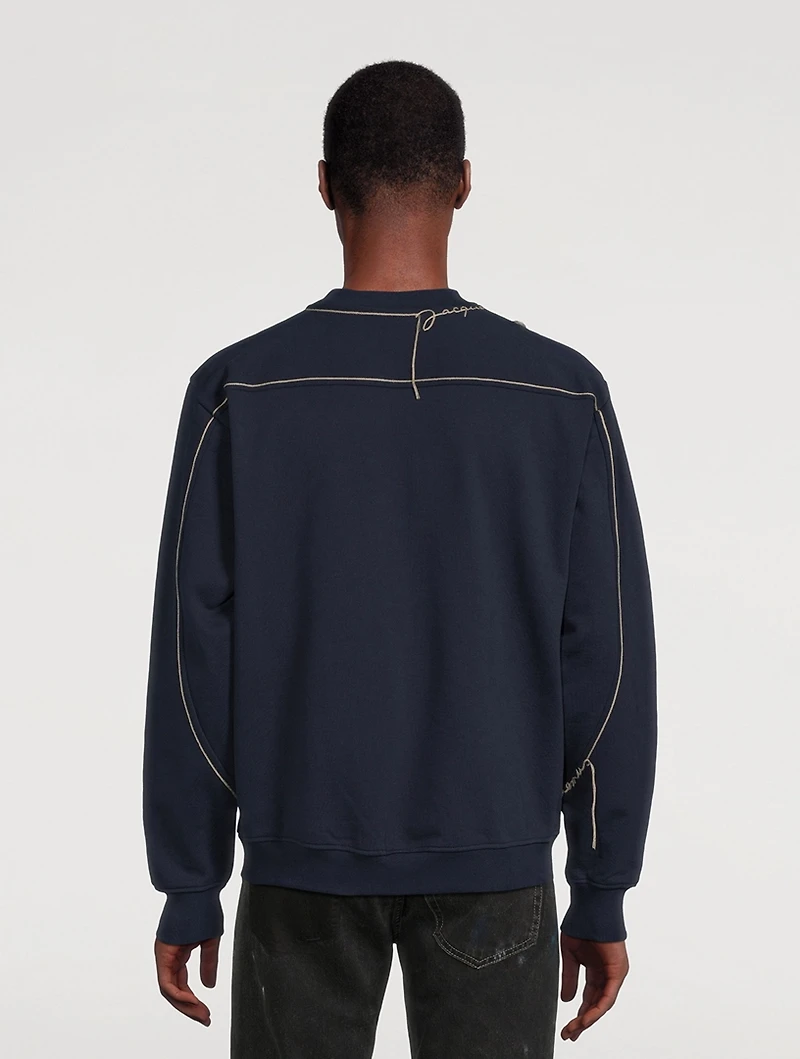 Le Fio Sweatshirt With Logo Embroidery