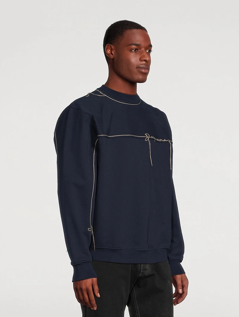Le Fio Sweatshirt With Logo Embroidery