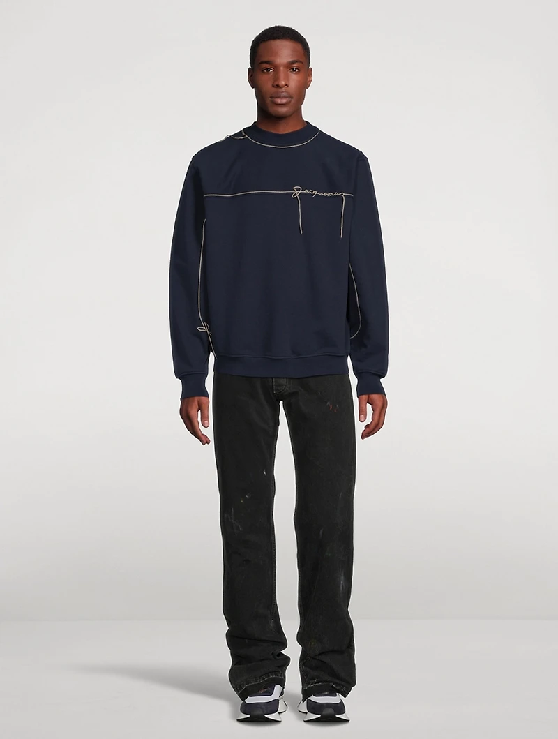 Le Fio Sweatshirt With Logo Embroidery