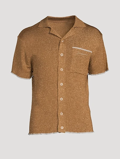 La Maille Prata Sparkle Knit Shirt