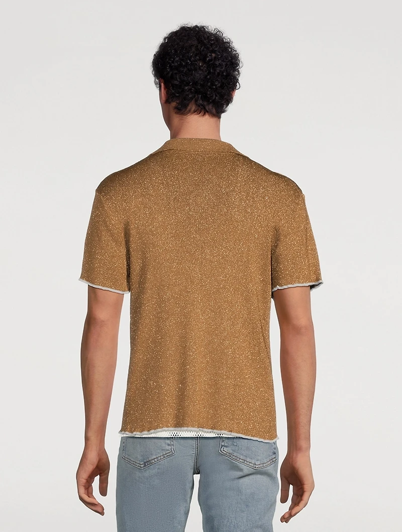 La Maille Prata Sparkle Knit Shirt