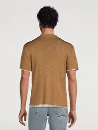 La Maille Prata Sparkle Knit Shirt