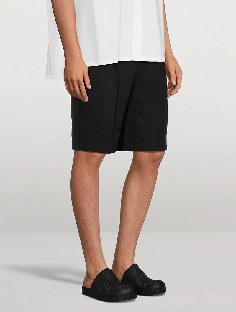 Le Short Rond Carre Wool Shorts