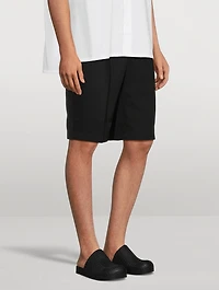 Le Short Rond Carre Wool Shorts