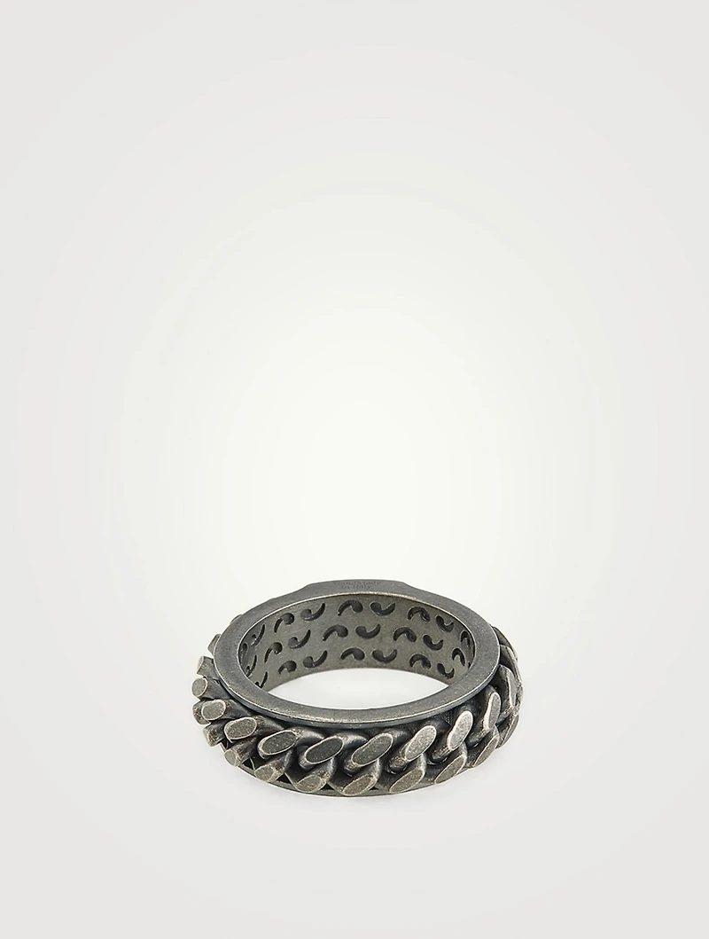Lash Silver Chain Ring