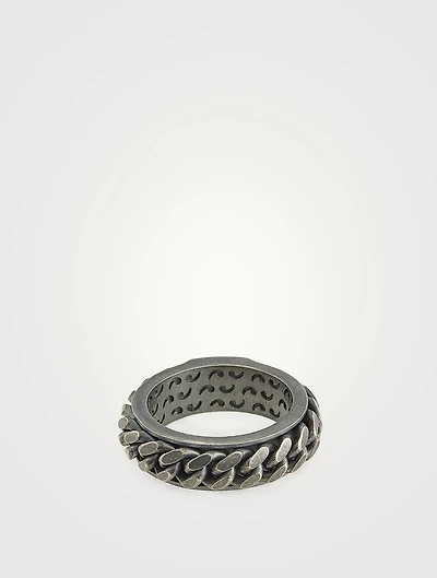Lash Silver Chain Ring