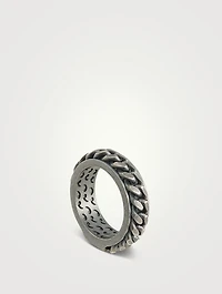 Lash Silver Chain Ring
